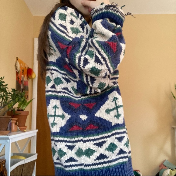 Vintage hand knit sweater - Picture 2 of 5